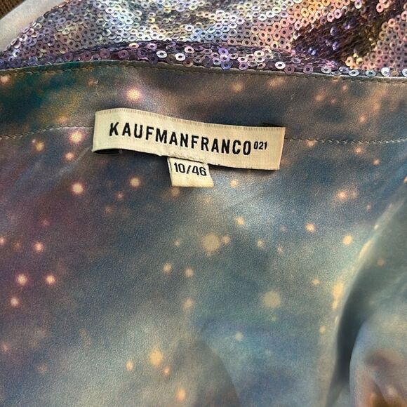 Kaufmanfranco One-Shoulder Sequin Dress, US4 - Picture 11 of 12